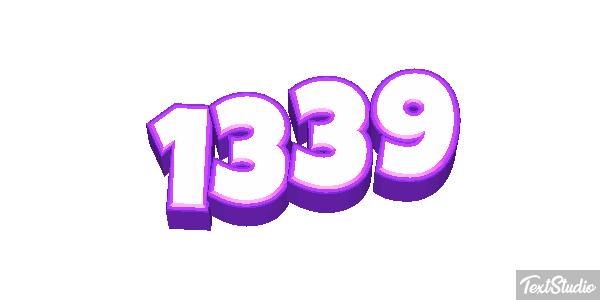1339 Text effect