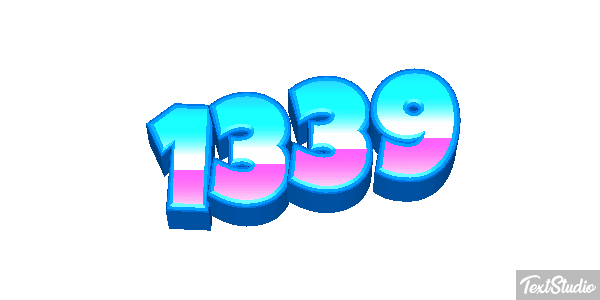 1339 Text effect