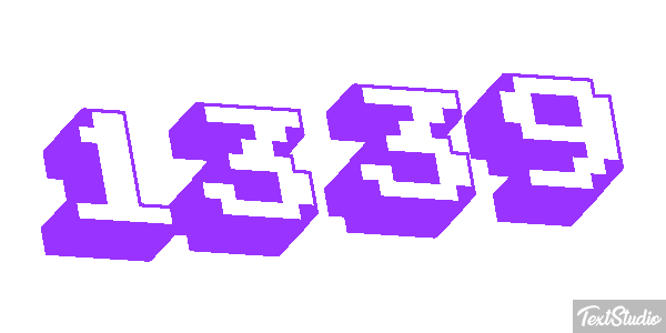1339 Text effect