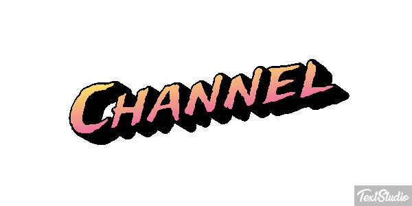 Channel Texteffekt