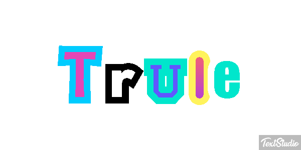 Truie Effetto testo