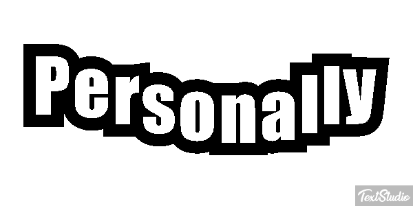 Personally Text effect