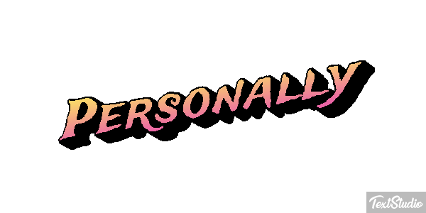 Personally Text effect
