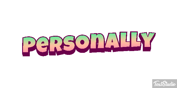 Personally Text effect