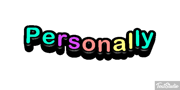 Personally Text effect
