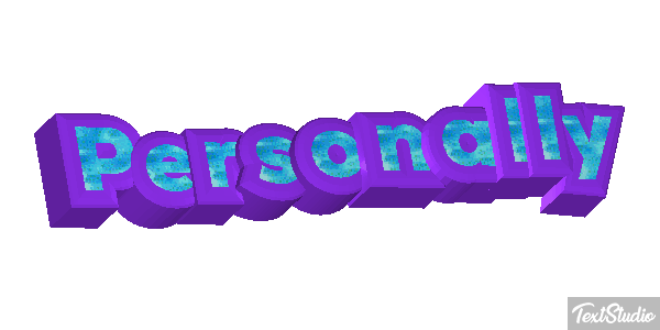 Personally Text effect