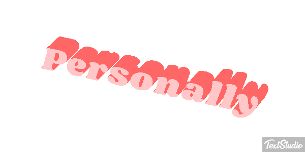 Personally Text effect