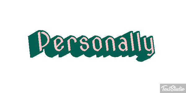 Personally Text effect