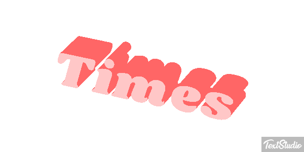 Times Text effect