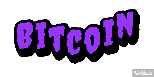 Bitcoin Text effect