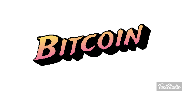 Bitcoin Text effect