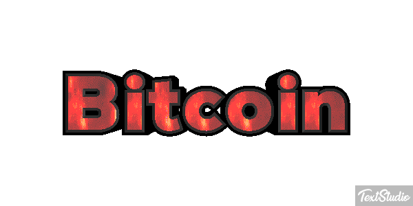 Bitcoin Text effect