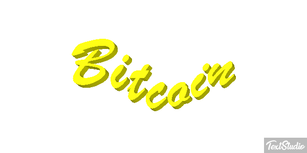 Bitcoin Text effect
