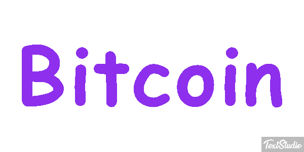 Bitcoin Text effect