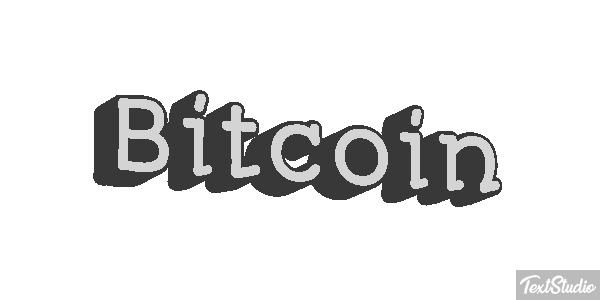 Bitcoin Text effect