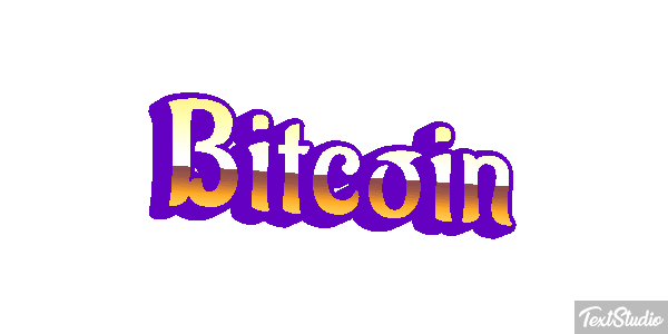 Bitcoin Text effect