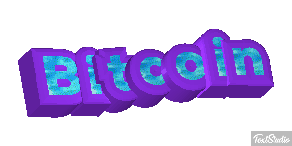 Bitcoin Text effect