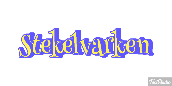 Stekelvarken Tekst effect