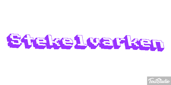 Stekelvarken Tekst effect