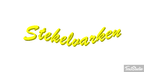 Stekelvarken Tekst effect