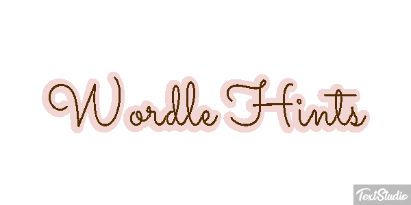 Wordle Hints Efeito do texto