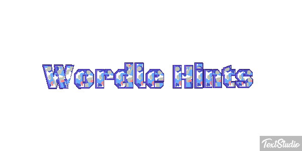 Wordle Hints Efeito do texto
