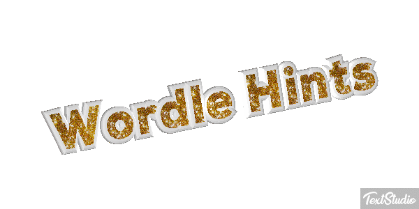 Wordle Hints Efeito do texto