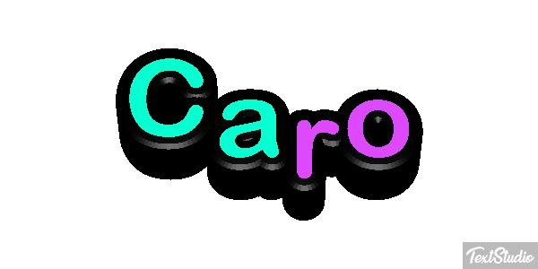 Caro Text effect