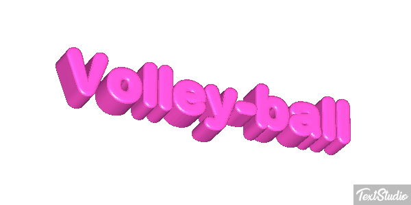 Volley-ball Effetto testo