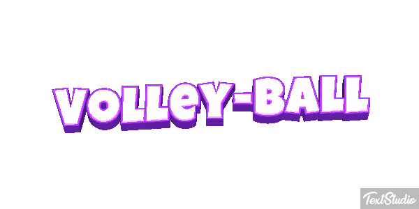 Volley-ball Effetto testo