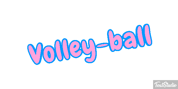 Volley-ball Effetto testo