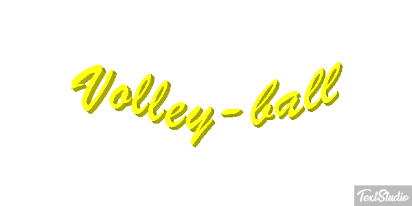 Volley-ball Effetto testo