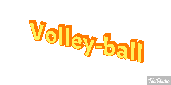 Volley-ball Effetto testo