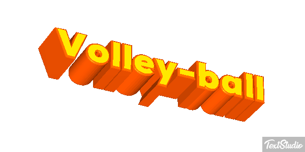 Volley-ball Effetto testo