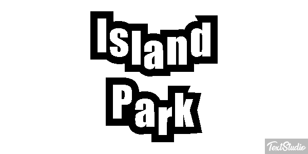 Island Park Efekt tekstowy