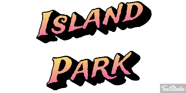 Island Park Efekt tekstowy