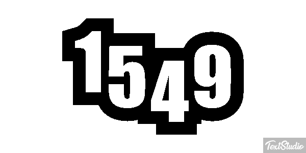 1549 Tekst effect