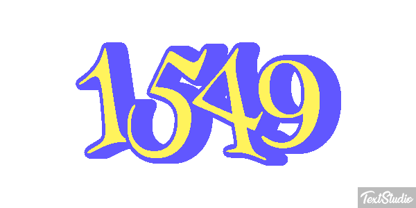 1549 Tekst effect