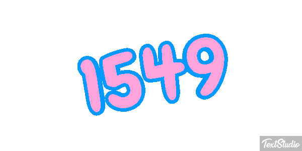 1549 Tekst effect