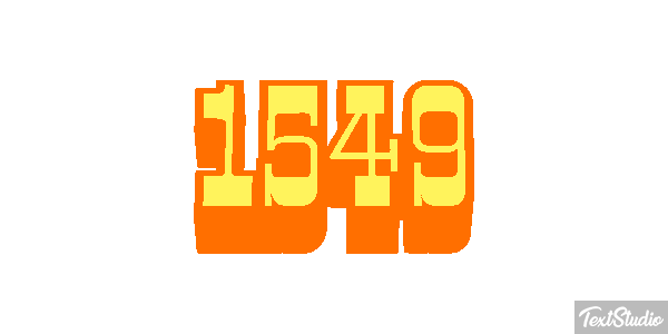 1549 Tekst effect