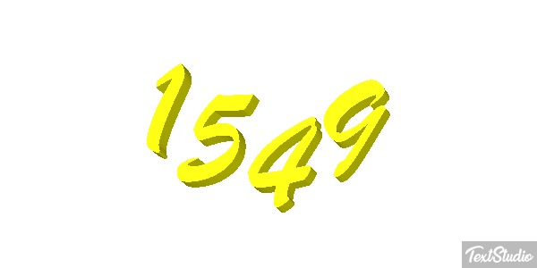 1549 Tekst effect