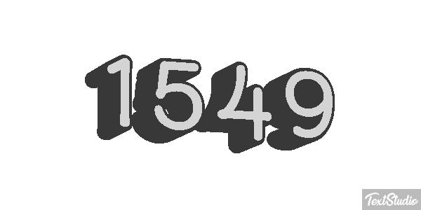 1549 Tekst effect