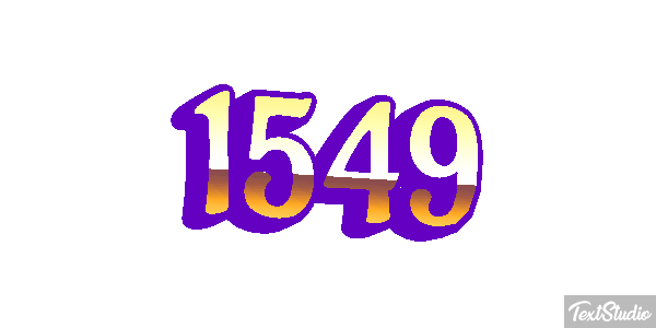 1549 Tekst effect