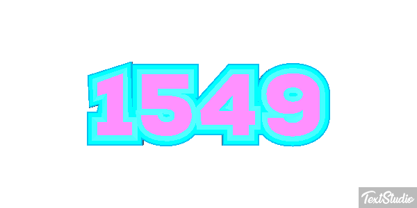 1549 Tekst effect