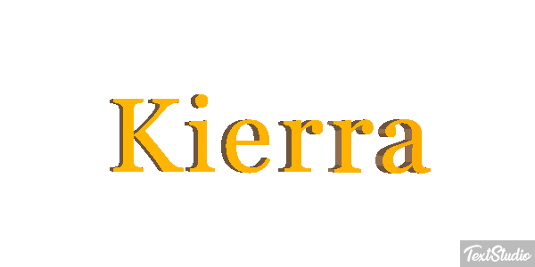 Kierra Efecto de texto