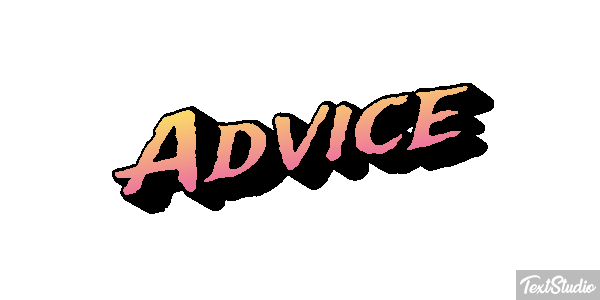 Advice Efekt tekstowy