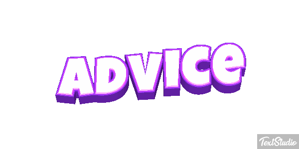 Advice Efekt tekstowy