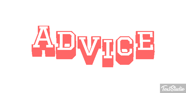 Advice Efekt tekstowy