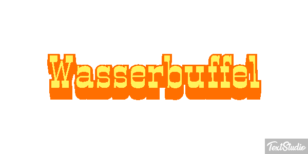 Wasserbüffel Efekt tekstowy
