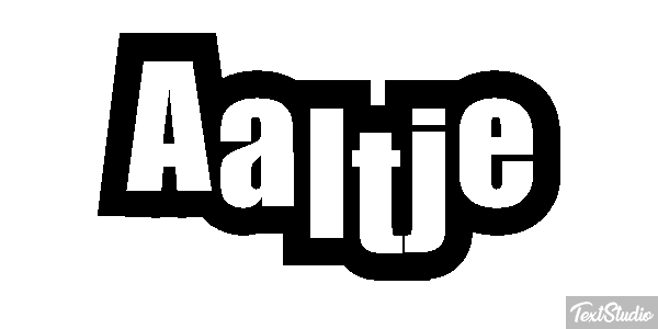 Aaltje Effet de texte